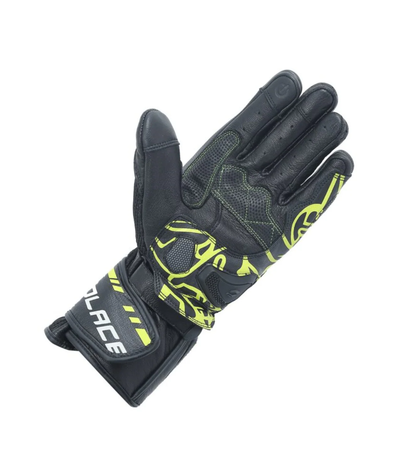 Solace Rover Long Riding Gloves - Black Neon - Image 2