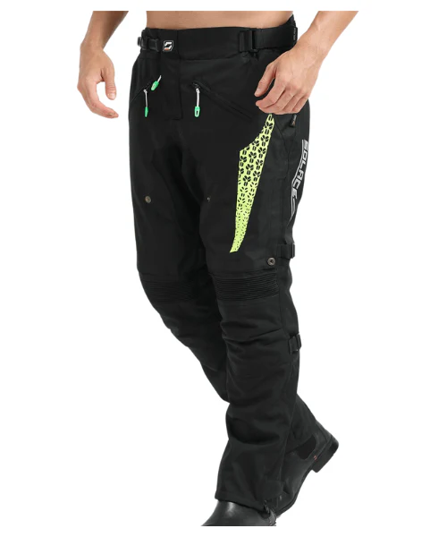 Solace S30 V3T Riding Pant with Powertector Protector - Black Neon