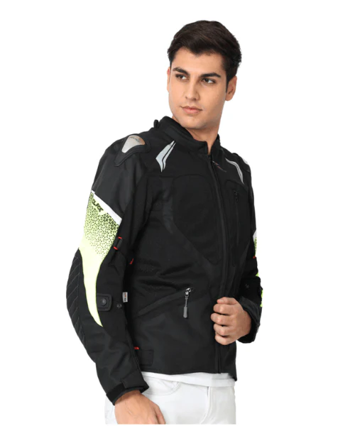 Solace Sabre Pro V5 Jacket - Hi Viz Green - Image 3