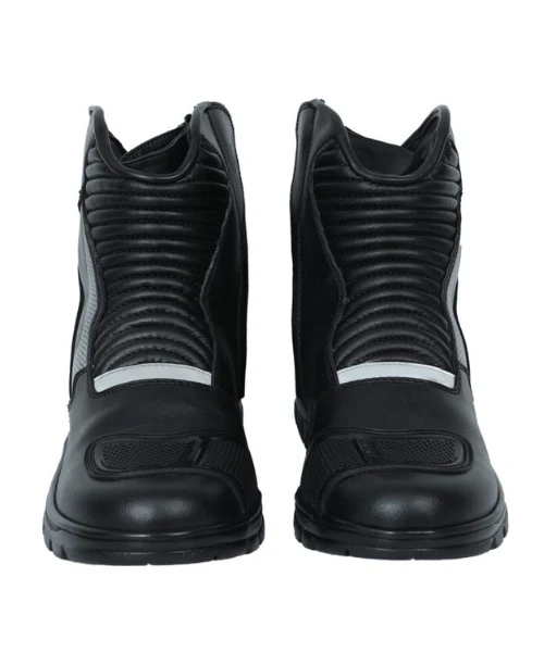 Solace Scout Motorcycle Boots - Black Grey - Image 2