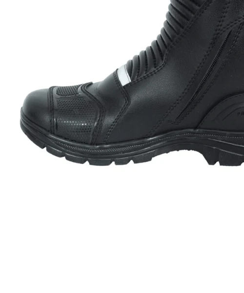 Solace Scout Motorcycle Boots - Black Neon - Image 5