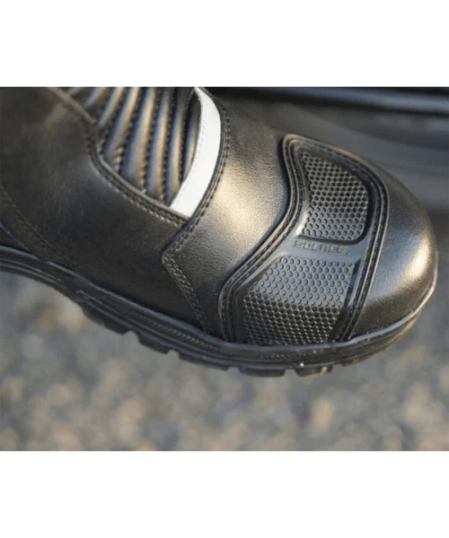 Solace Scout Motorcycle Boots - Black Neon - Image 8