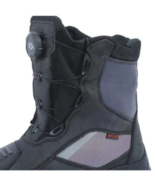 Solace Sparknit Moto Riding Boot - Black - Image 6