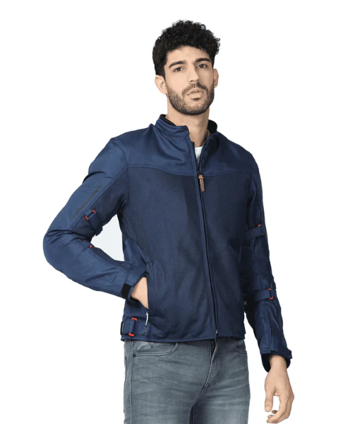 Solace Thrift Mesh Jacket - Schema Blue - Image 3