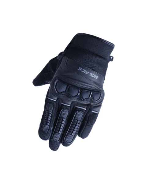 Solace Vento Dualsport Gloves - Black - Image 4