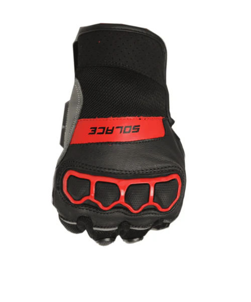 Solace Vento Dualsport Gloves - Coral Red - Image 4