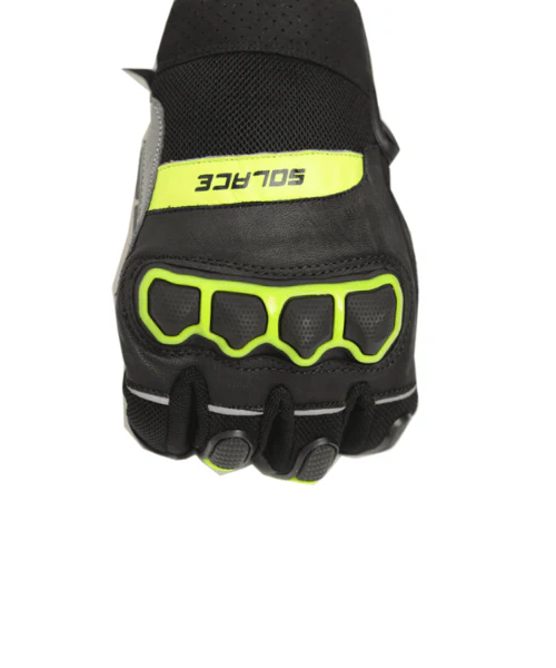 Solace Vento Dualsport Gloves - Neon - Image 2
