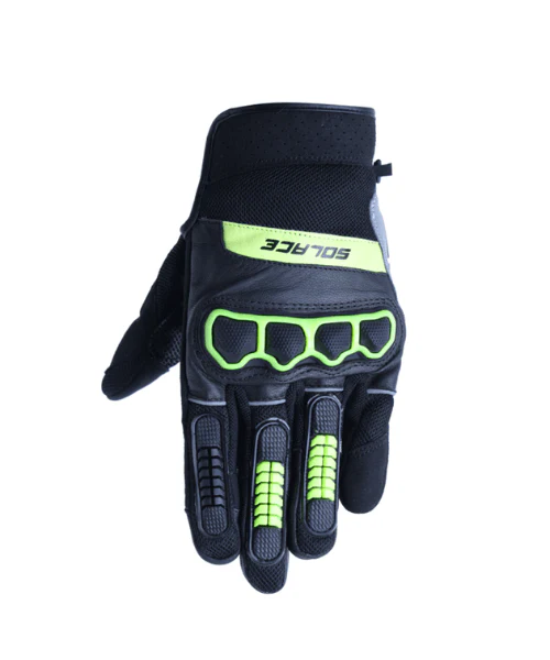 Solace Vento Dualsport Gloves - Neon - Image 3