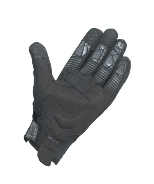 Solace X-Pro Motorcycle Riding Gloves - Black - Image 4
