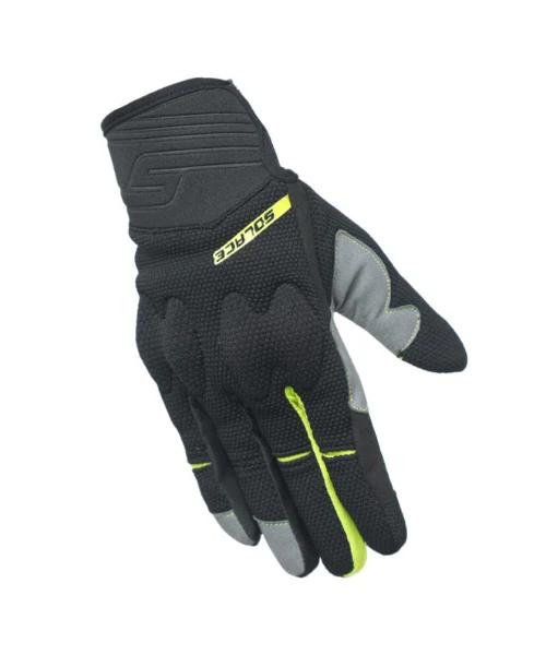 Solace X-Pro Motorcycle Riding Gloves - Neon - Image 4