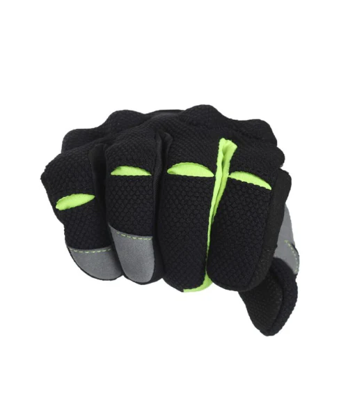 Solace X-Pro Motorcycle Riding Gloves - Neon - Image 5