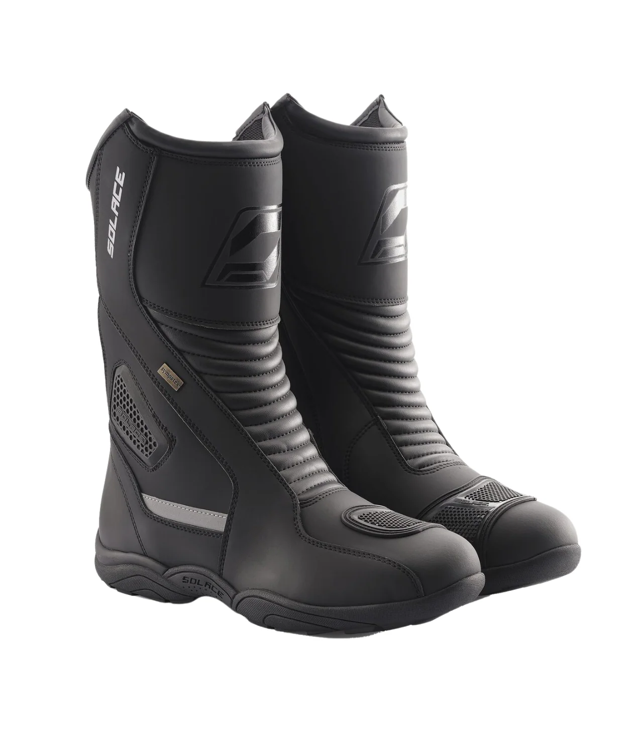 Solace XT Evo Pro Touring Riding Boots - Black