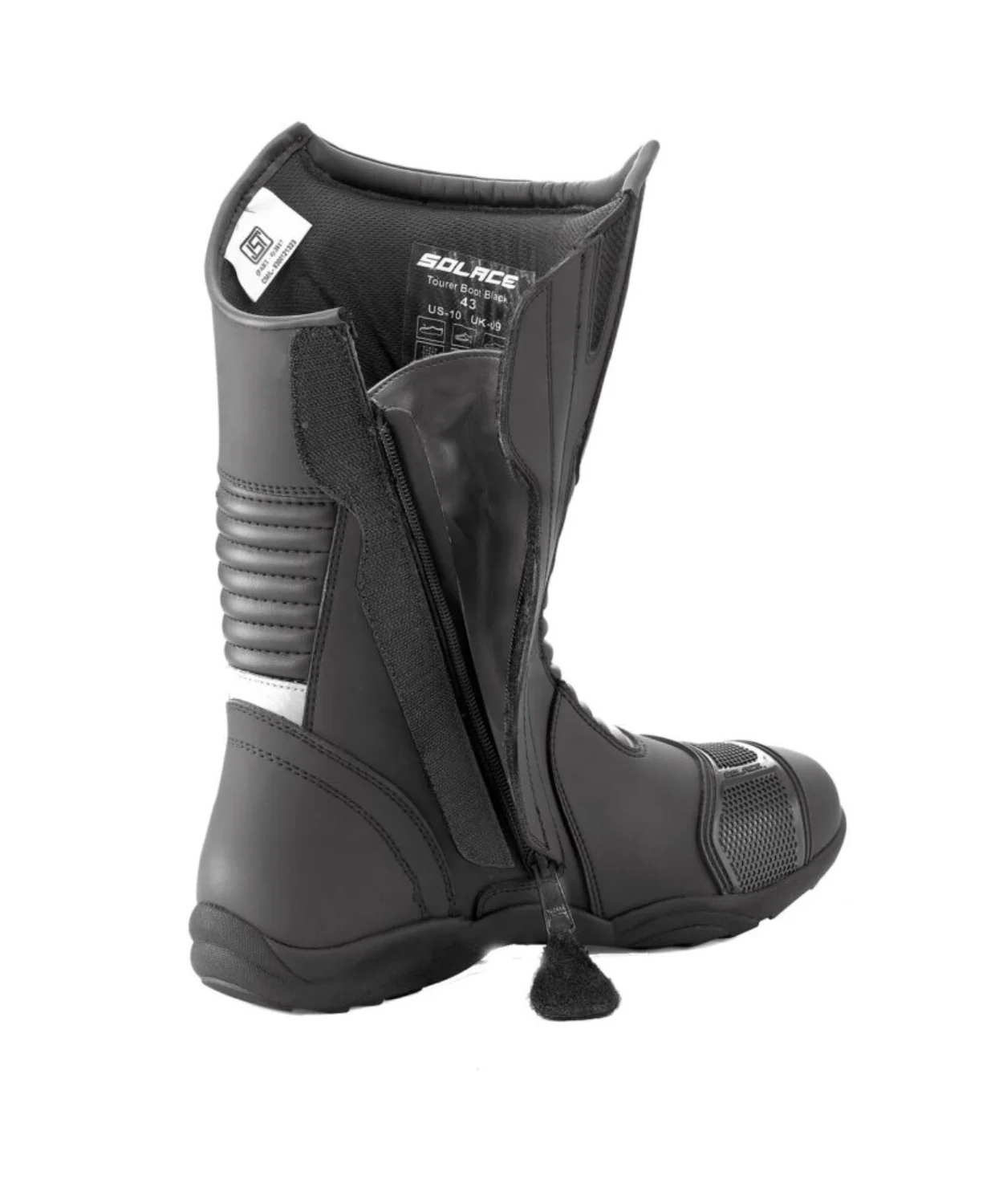 Solace XT Evo Pro Touring Riding Boots - Black - Image 5