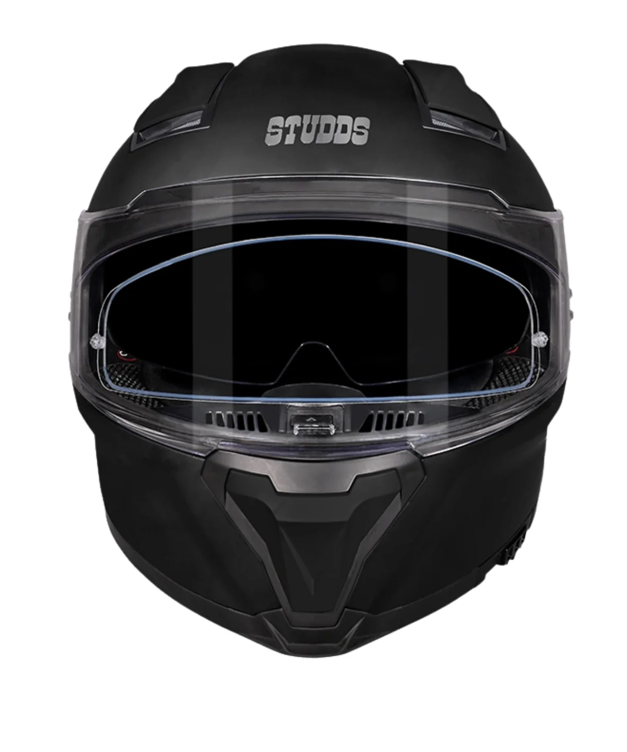 Studds Helios Solid Helmet - Matt Black - Image 3