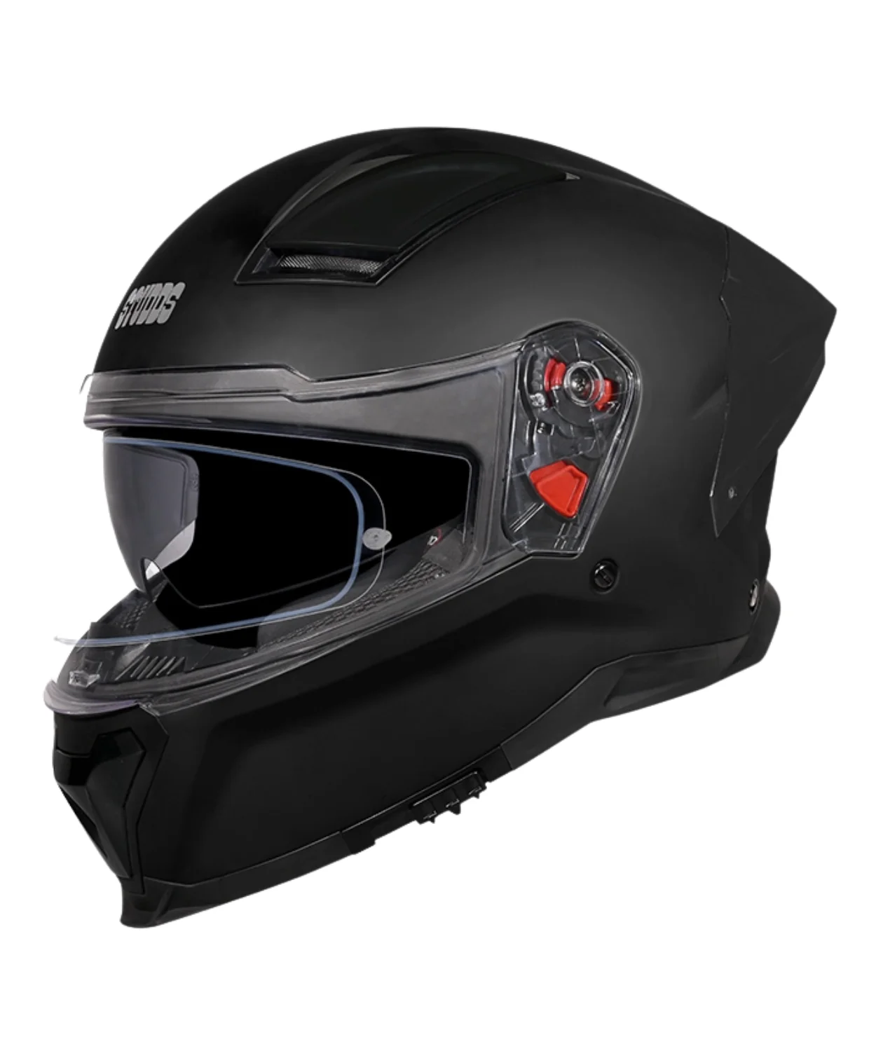 Studds Helios Solid Helmet - Matt Black - Image 4