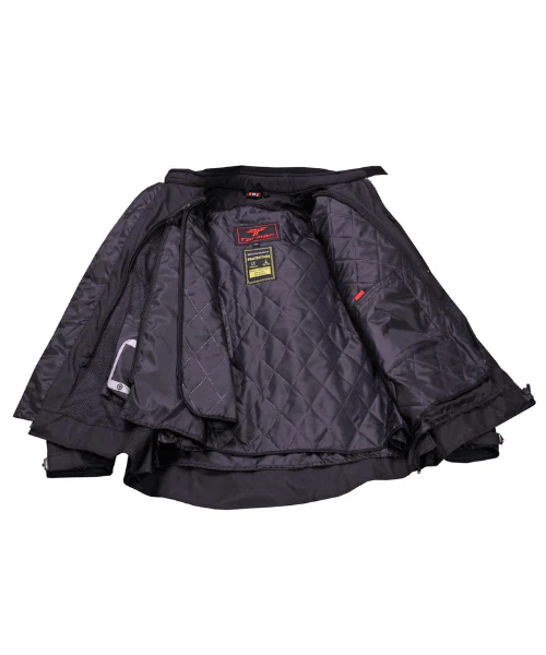 Tarmac Adventure Motorcycle Riding Jacket - Black - Image 3