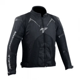 Tarmac Corsa Black Riding Jacket with Safe Tech Protectors - Black - Image 3