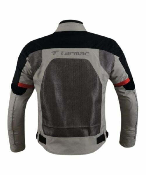 Tarmac Drifter II SAFE TECH Level 2 Riding Jacket - Grey Black Red - Image 4