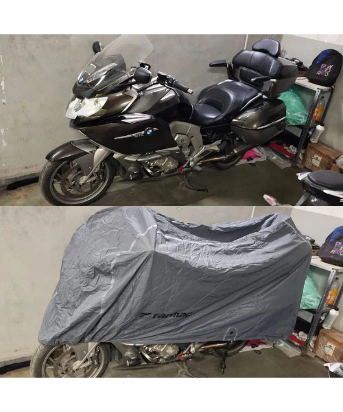Tarmac Lined Motorcycle Waterproof Heavy Duty Rain Cover - Image 3