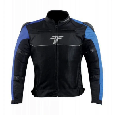 Tarmac One III Level 2 Riding Jacket with Safe Tech Chest Protectors - Black Blue