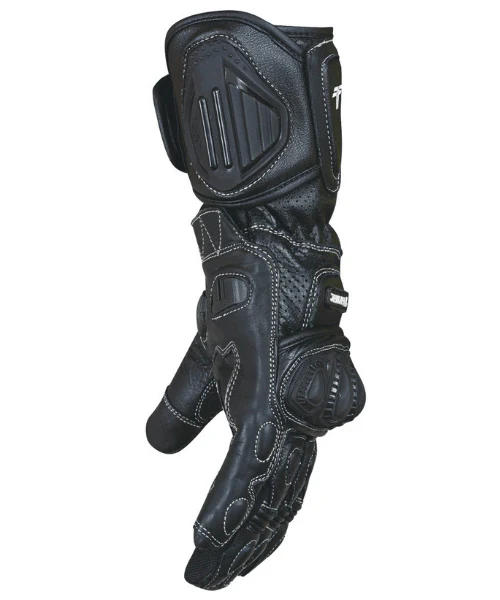 Tarmac Rapid Full Gauntlet Riding Gloves - Black - Image 2