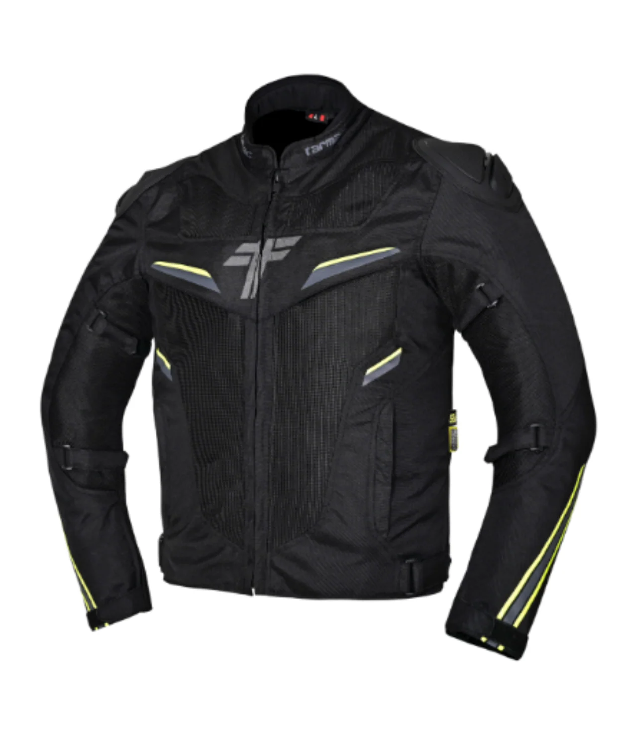 Tarmac Viper Level 2 Riding Jacket - Black Fluorescent - Image 2