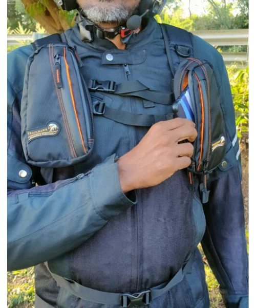 Treknride TrailHawk Chest Bag Set for Backpack - Image 9