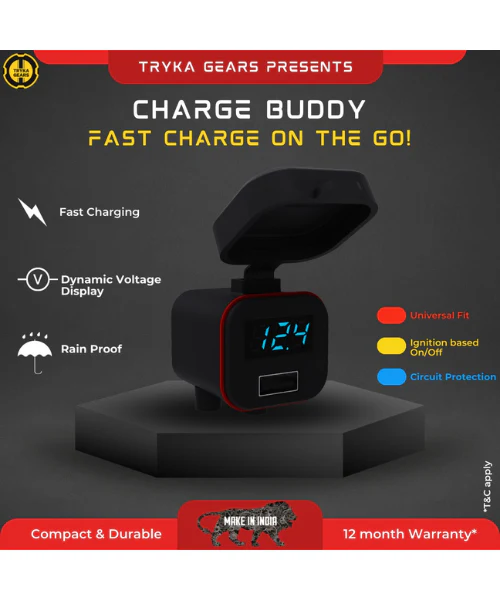 Tryka Gears Charge Buddy Fast Charger - Image 2