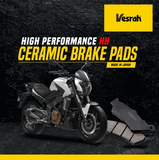 Vesrah Ceramic Brake Pads for Bajaj Dominar 400 - Image 2