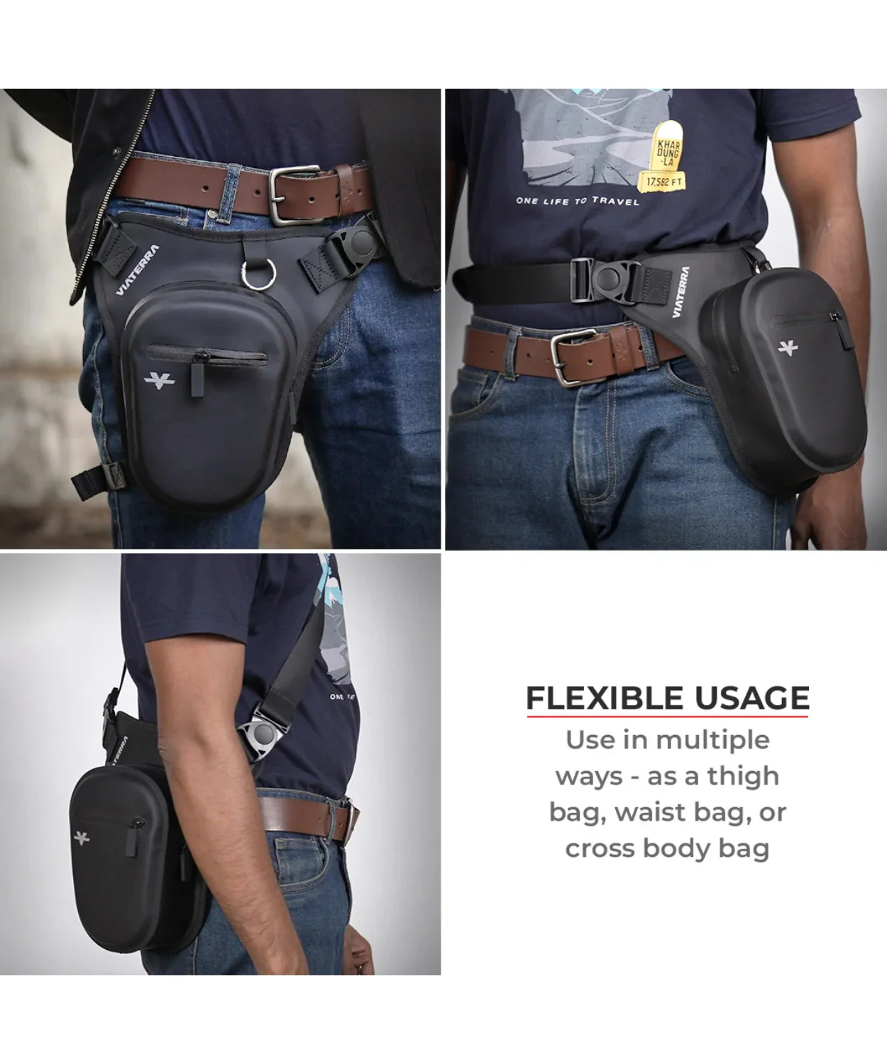 Viaterra 100% Waterproof Thigh Bag - Image 7