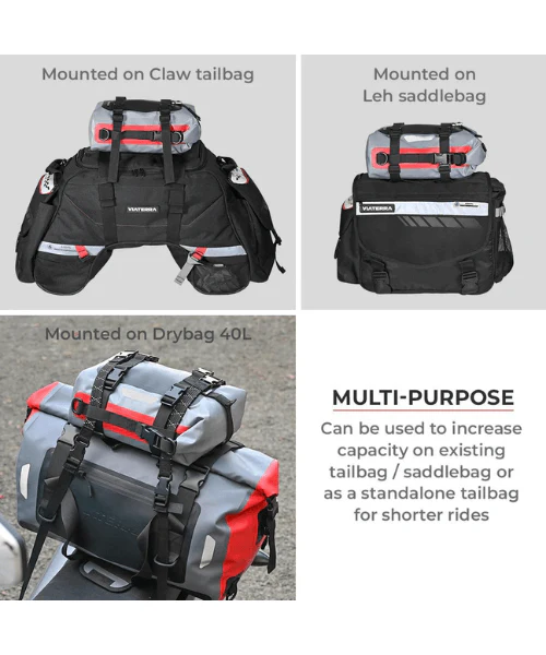 Viaterra 8L Universal Waterproof Tailbag Drybag - with Versatile Mounting - Image 4