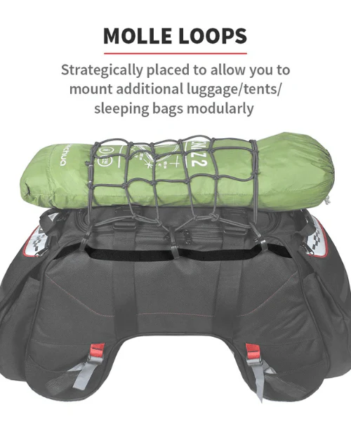Viaterra Claw 72 Ltr Waterproof Tailbag - Black - Image 2