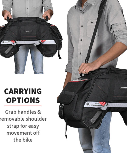 Viaterra Claw Mini 48L Waterproof Tail Bag - Black - Image 10