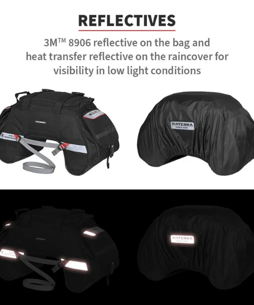 Viaterra Claw Mini 48L Waterproof Tail Bag - Black - Image 9
