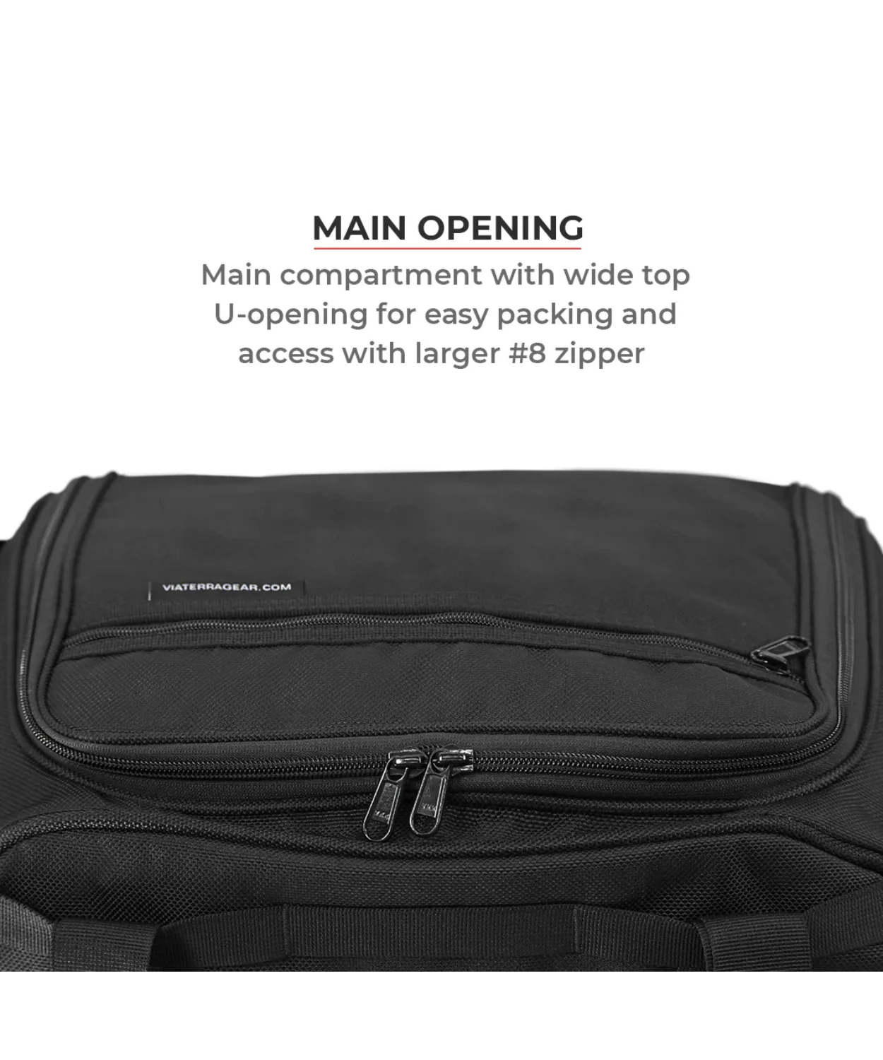 Viaterra Claw Mini Univarsal Non Waterproof Motorcycle Tailbag - Black - Image 7