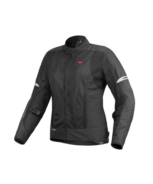 Viaterra Ellis Women'S Street Mesh Riding Jacket - Black