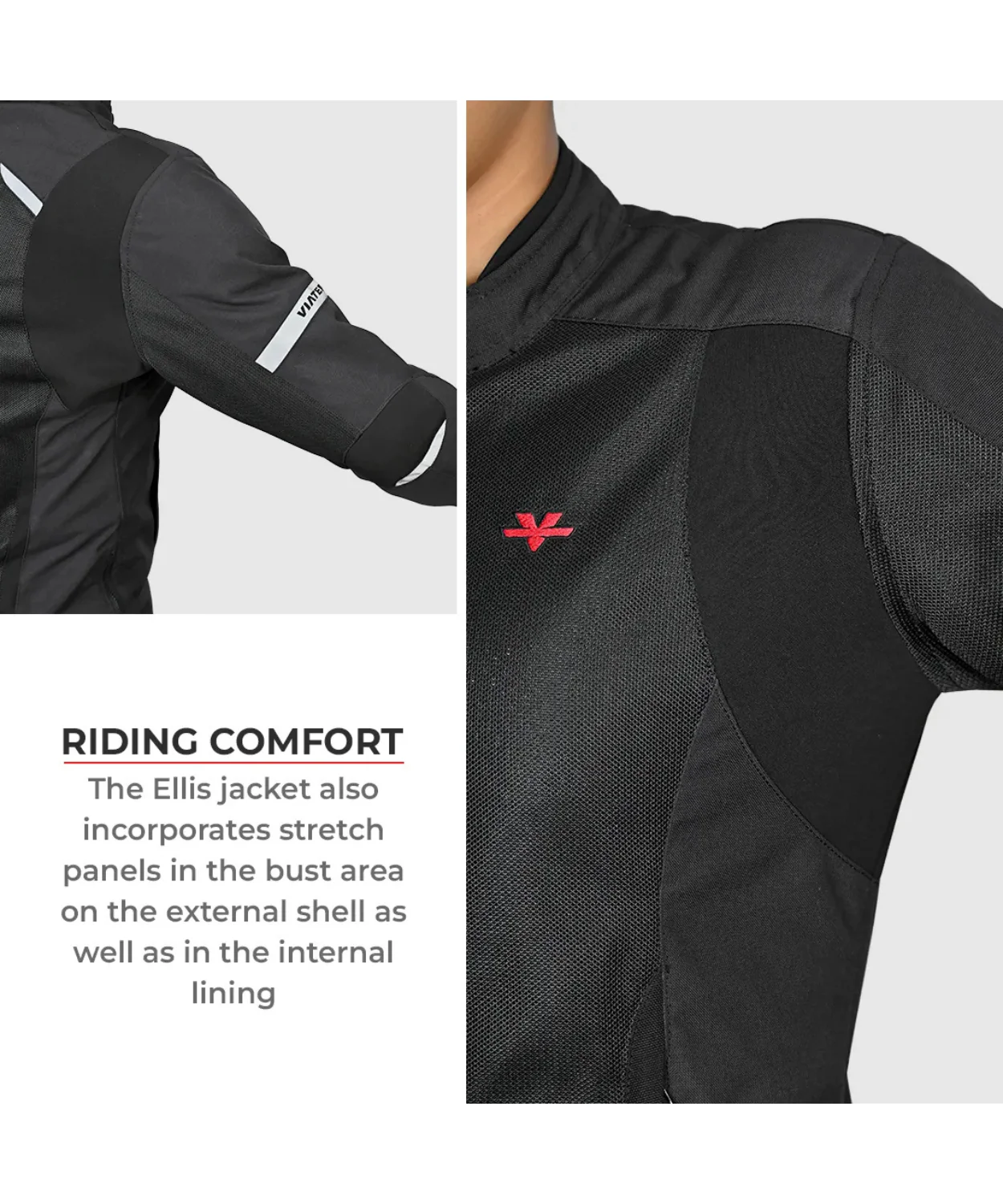 Viaterra Ellis Women'S Street Mesh Riding Jacket - Pink - Image 4