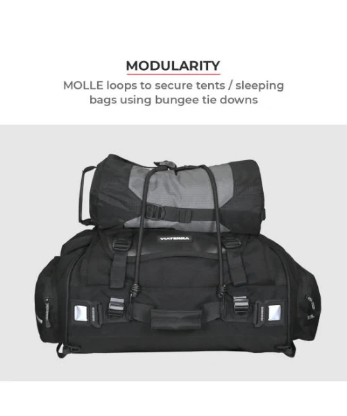 Viaterra Hammerhead 45L Motorcycle Tailbag - Image 4