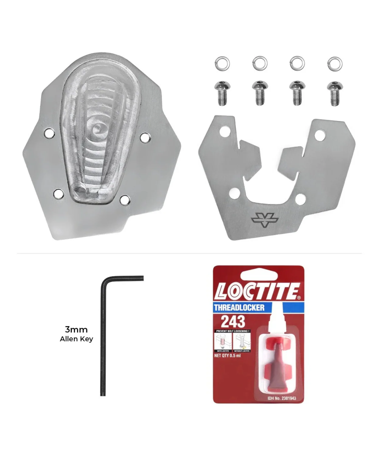 Viaterra KTM Adventure 2025 Sidestand Shoe - Silver - Image 3