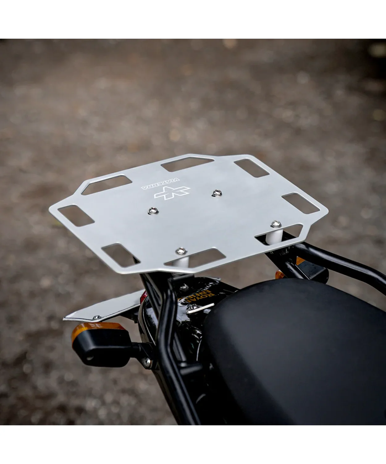 Viaterra RE Himalayan 450 Aluminium Rear Rack - Silver - Image 4