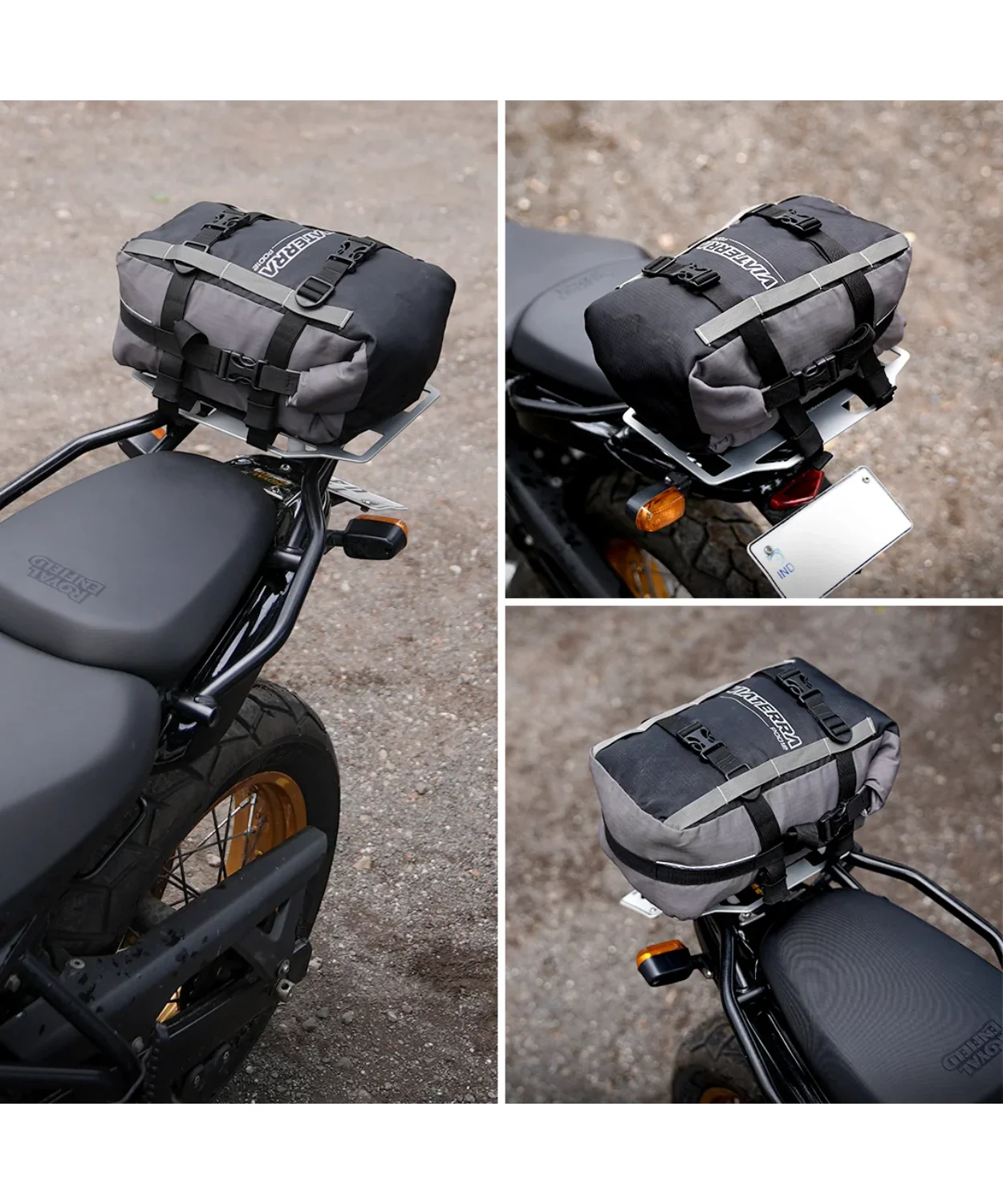 Viaterra RE Himalayan 450 Aluminium Rear Rack - Silver - Image 6