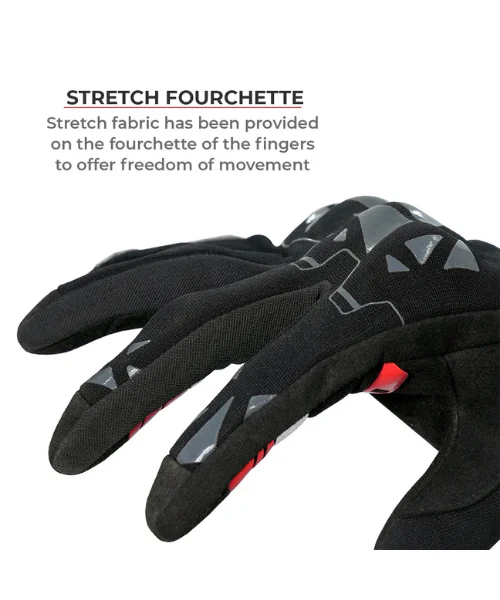Viaterra Roost V2 Offroad Motorcycle Gloves - Flame - Image 12