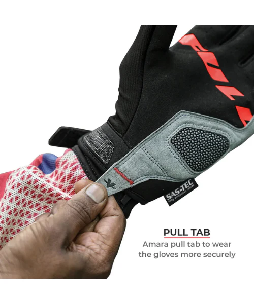 Viaterra Roost V2 Offroad Motorcycle Gloves - Grey - Image 3