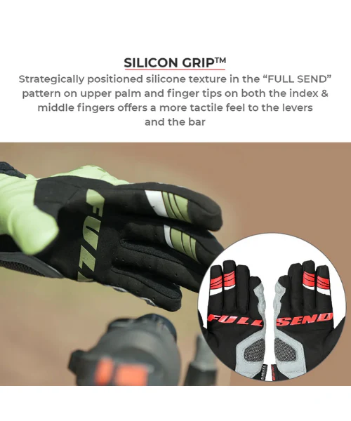 Viaterra Roost V2 Offroad Motorcycle Gloves - Marine - Image 7