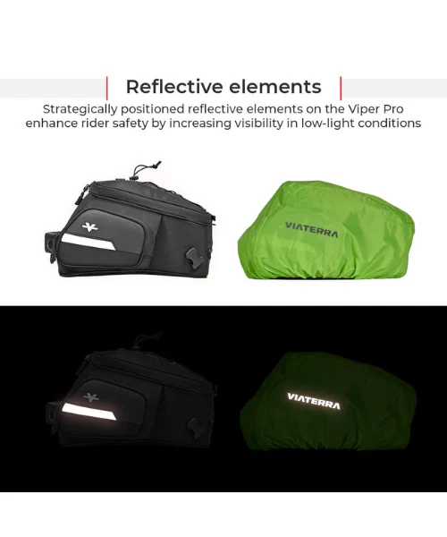Viaterra Viper Pro Motorcycle Non Magnetic Tank Bag - Universal - Image 10