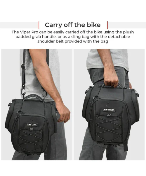 Viaterra Viper Pro Motorcycle Non Magnetic Tank Bag - Universal - Image 8