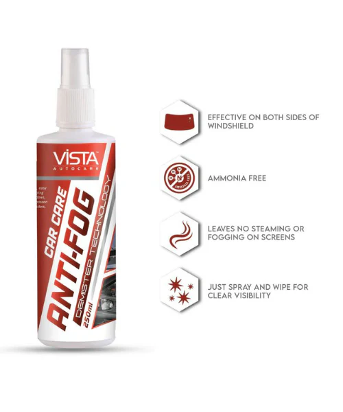 Vista Anti Fog Demister - 250 ml - Image 3