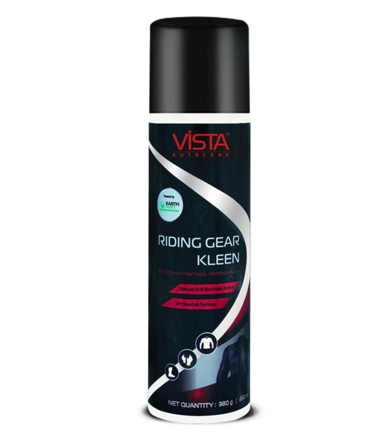 Vista Riding Gears Cleaner Foam Spray with Refreshing Mint Fragrance - 450 ml