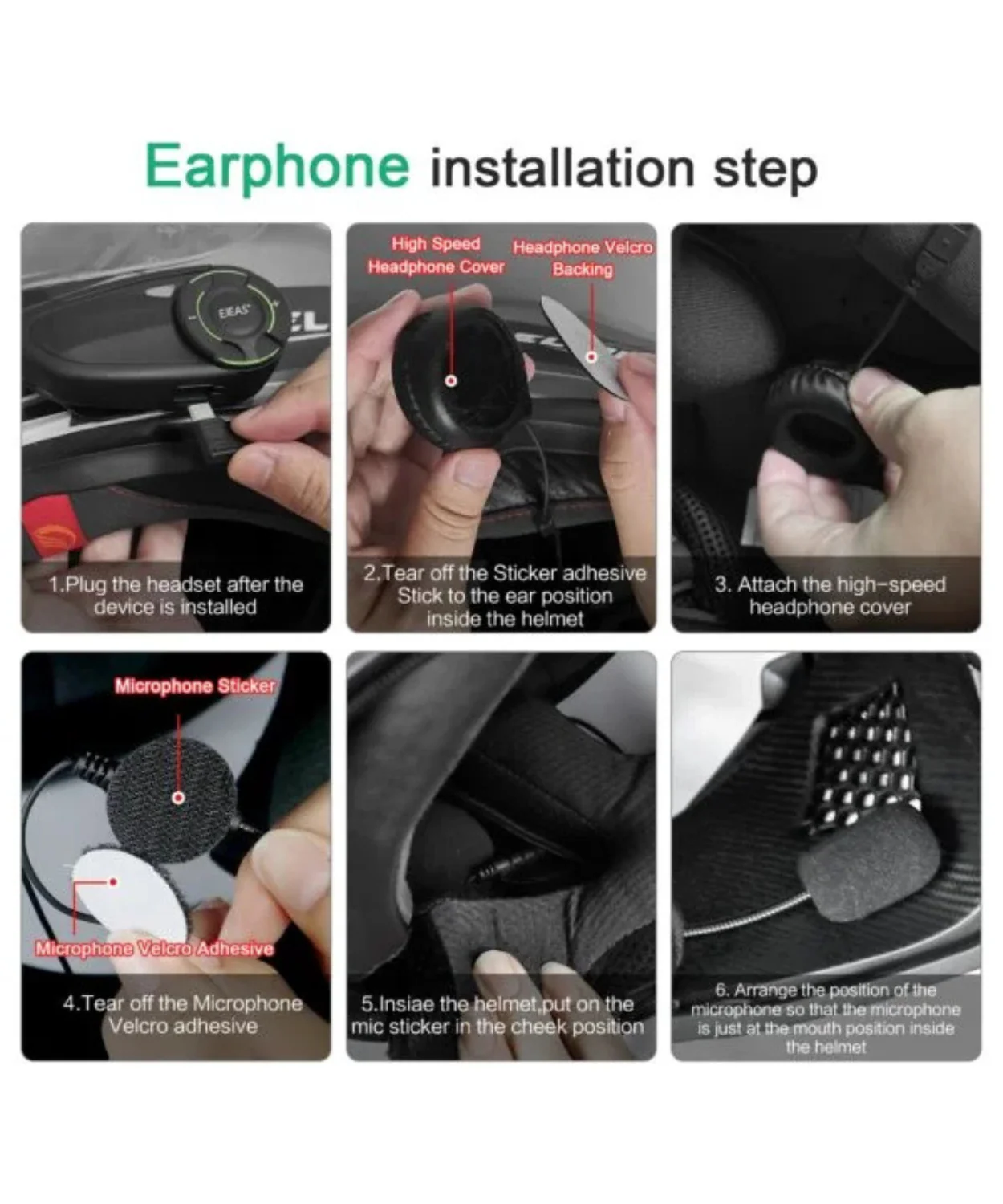 Ejeas Vnetphone Q8 Mesh Intercom - Image 5