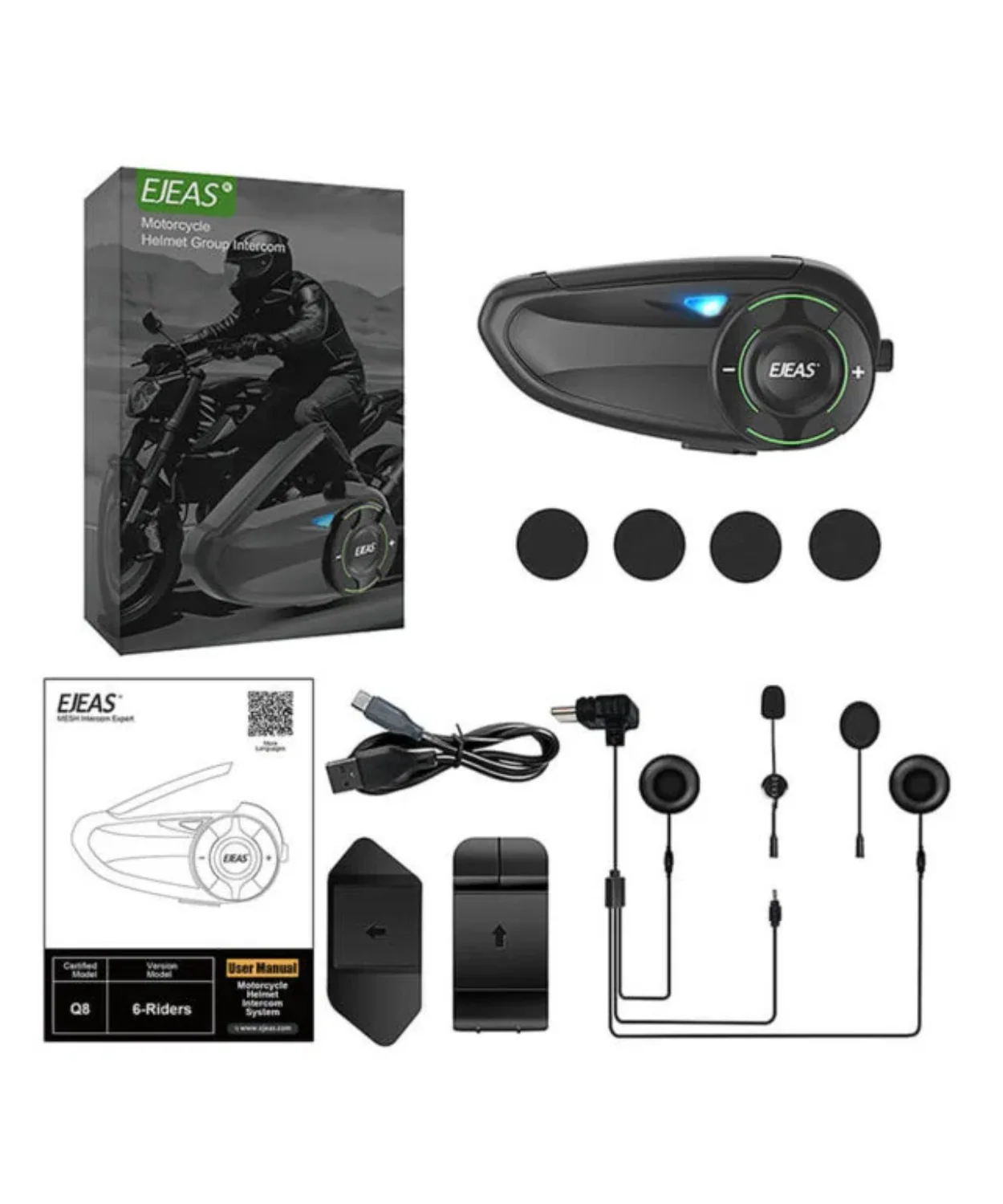 Ejeas Vnetphone Q8 Mesh Intercom - Image 7